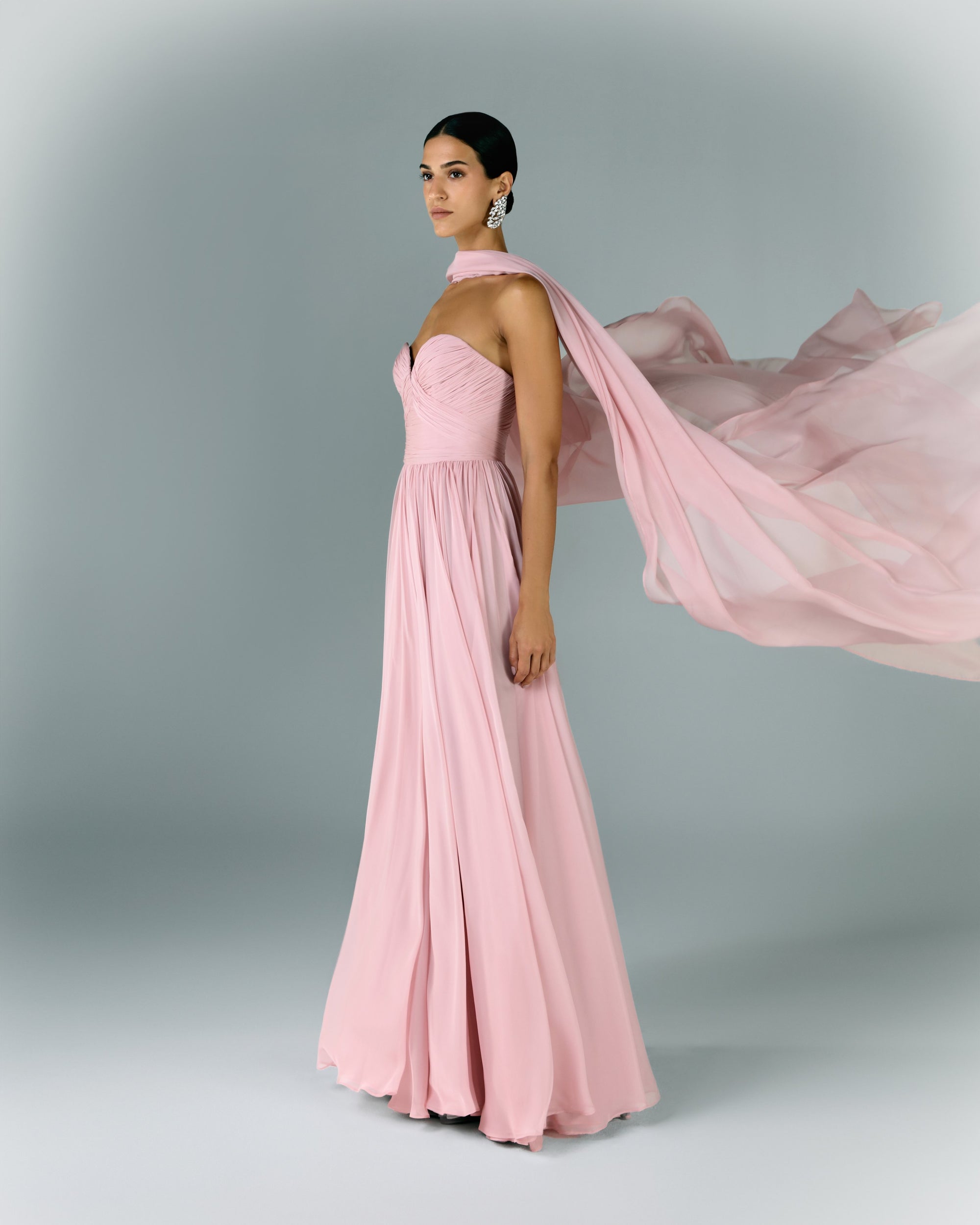 silk muslin dress Long silk muslin dress THE 2ND SKIN CO