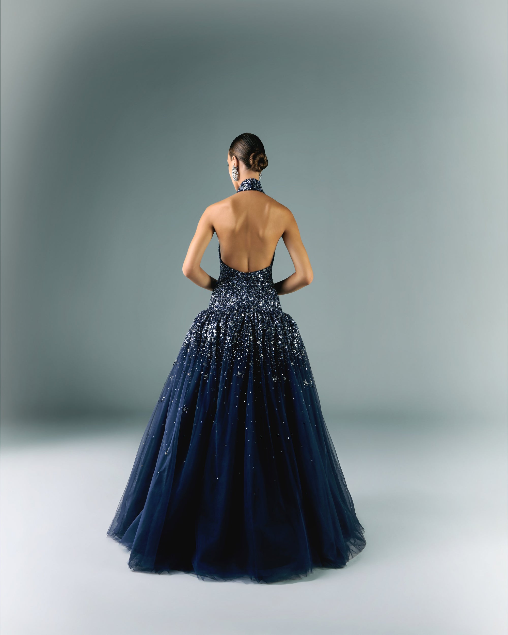 Embroidered Tulle Dress | Elio Abou Fayssal Embroidered Tulle Dress | Elio Abou Fayssal