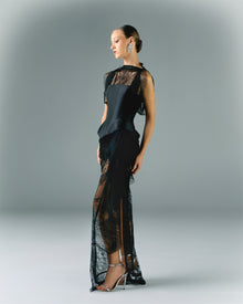 Lace Dress With Mikado Corset